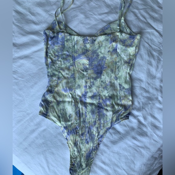 ZARA Tye die bustier bodysuit - Picture 3 of 5